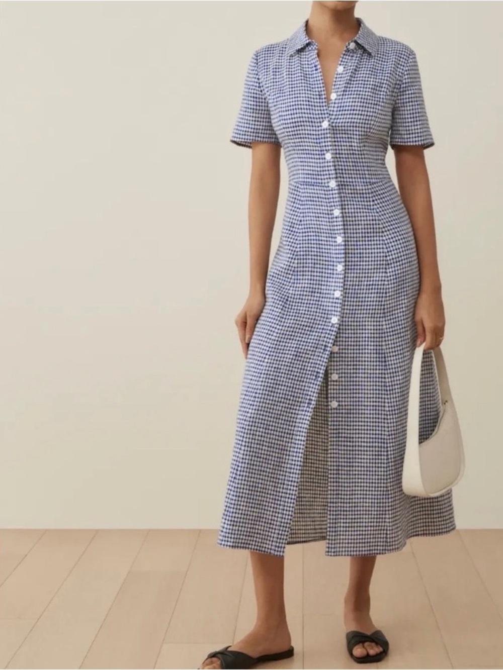 RARE Reformation Marianne Linen dress 2